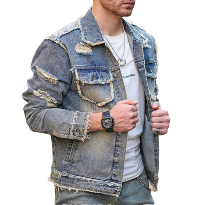 Vanguard Shredded Edge Denim Jacket